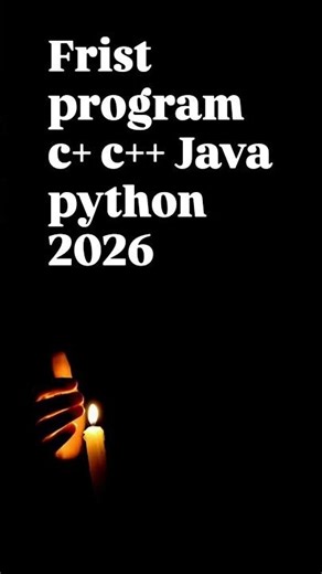 Frist program c+, c++, Java python programming language #ytshort #english #code #python #java #music