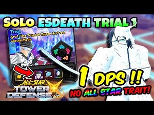 INSANE Solo Esdeath TRIAL 1 (3 Units) in ASTD X!
