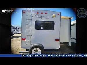 Amazing 2007 Keystone Cougar Travel Trailer RV For Sale in Epsom, NH | RVUSA.com