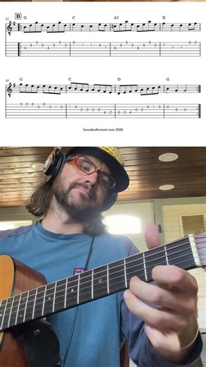 Sailor's Hornpipe - Guitar Fiddle Tune