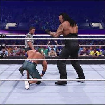 WWE Undertaker vs John Cena 😲 #shorts #short #wwe2k25 #wwe2k24