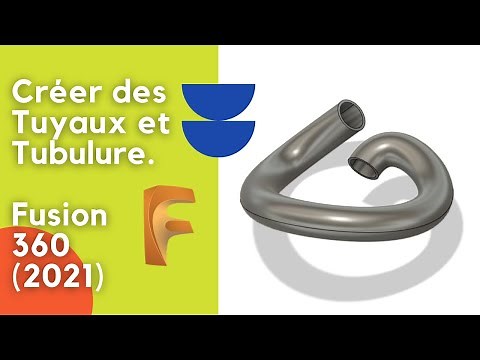 Créer des Tuyaux et Tubulure. 🔧 Fusion360 (2021)