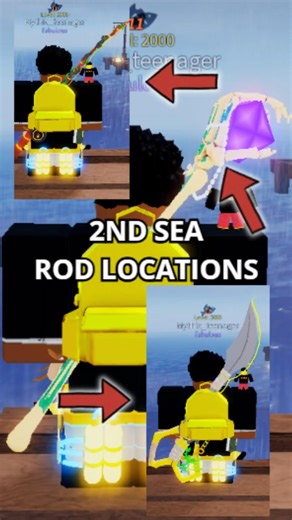*2ND SEA ROD LOCATIONS* in Fisch..