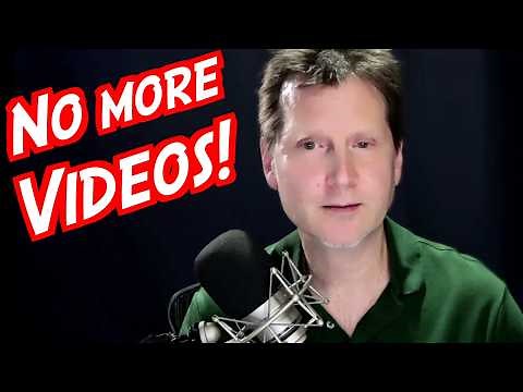 I Got Demonitized. This May Be The End After 20 Years On YouTube.