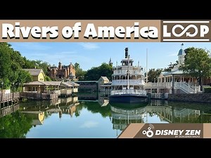 Relaxing with the Rivers of America | Magic Kingdom Frontierland Music Loop
