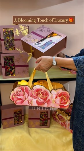 legno unico on Instagram: "Elegance in Bloom 🌸✨ Presenting our brand-new floral touch luxury gift boxes — crafted for weddings, festive gifting & moments that deserve royalty. 🎁👑 💌 DM / Comment for rates & bookings now! diwali gift box | wedding gift box | luxury gifting | premium gift box | festive gifting ideas | royal gift packaging | luxury dry fruit box | gift box design | wedding return gifts | luxury diwali hampers | premium gifting solutions #DiwaliGifting #LuxuryGifting #WeddingGift