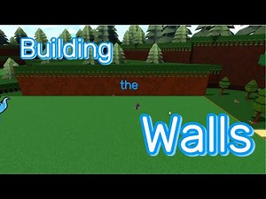 Building the walls of my build in babft