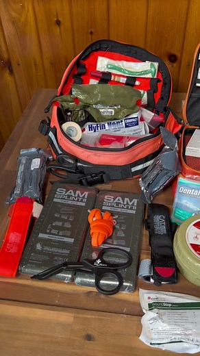 Home Medical Kits; Trauma, Basic First Aid, Emergency Off Grid Rx #medical #emergency #preparedness #survival #fyp #foryou #offgrid #wildernessmedicine #selfreliance #trauma #gear #kits