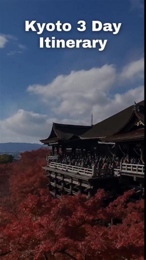 3-Day Kyoto Private Tour — Explore Japan’s Cultural Heart! 🇯🇵✨ Experience the timeless beauty of Kyoto in comfort and style with your own private vehicle and English-speaking guide 🚗🎌 🗓️ Day 1: Discover Fushimi Inari Shrine, Kiyomizu-dera Temple, and the charming streets of Gion — Kyoto’s geisha district. 🗓️ Day 2: Explore Arashiyama Bamboo Grove, Tenryu-ji Temple, and the Golden Pavilion (Kinkaku-ji) — iconic Kyoto in every frame. 🌿🏯 🗓️ Day 3: Unwind at Nijo Castle, Kyoto Imperial Pala