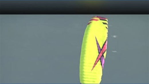 North Texas paramotor glides through the frigid temps