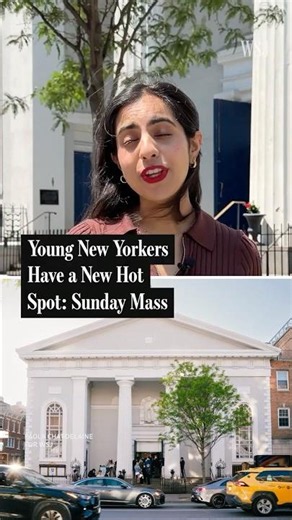 Why Young New Yorkers Are Lining Up to Go to Church