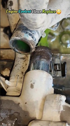 Old Coolant Removal and New Coolant Refill Made Easy😳
