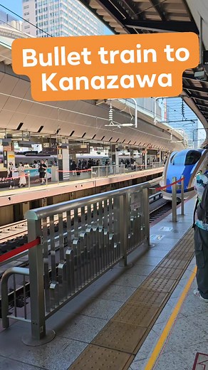 Taking the bullet train from Tokyo to Kanazawa ♥️ Green car class | Japan Japan Ichiban