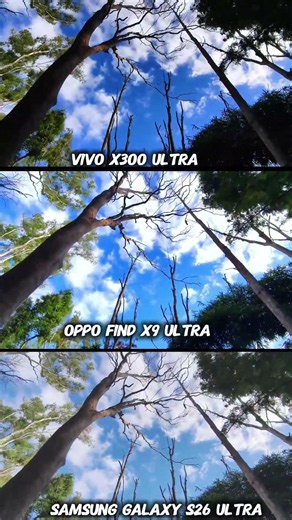 Samsung Galaxy S26 Ultra vs ViVO X300 ultra vs oppo find x9 ultra photography Test Zoom Test video