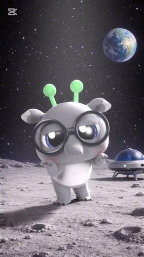 This Alien's Moonwalk Will Brighten Your Entire Day #CuteAlien #Shorts