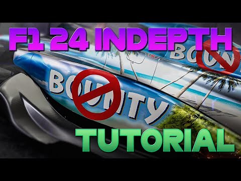 F1 24 | IN DEPTH CUSTOM LIVERY TUTORIAL!