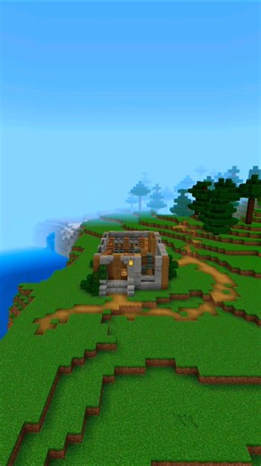 Cozy Cottage in Minecraft Tutorial Timelapse #minecraft #shorts #viral