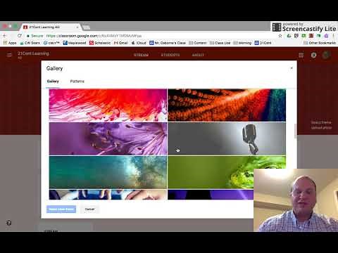 How to change the colour and theme in your Google Classroom
