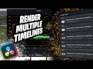 How to Render Multiple TIMELINES Davinci Resolve - EASY TUTORIAL