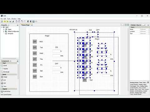 Weekly Timer with Logo Web Editor