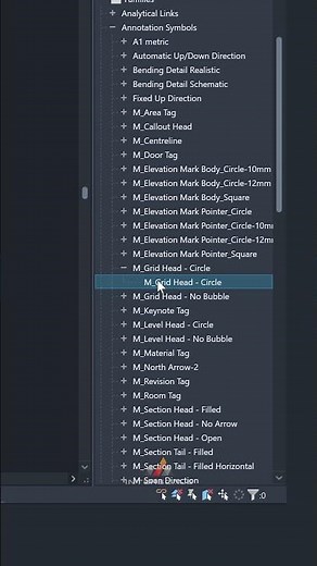 Revit Tutorial: How to Change Grid Bubble Size
