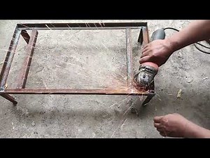 making vintage washing machine stand