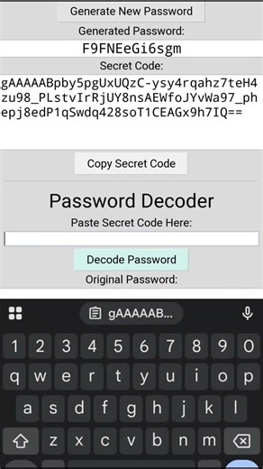 Build a Password Generator with Secret Hash Decoding in Python! #python #javascripting#tutorial