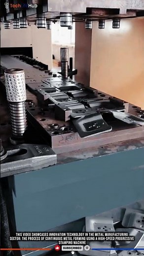 Innovation Technology Progressive Stamping Machine: Zero Defect Continuous Metal Forming #tech