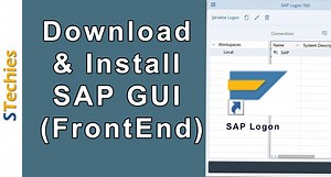 SAP GUI (FrontEnd) Download, Install & Configure for Windows