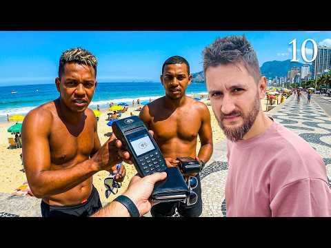 Prima oara in Brazilia:Grija cu tepele din Copacabana ⏐Înconjurul Lumii Ep. 10