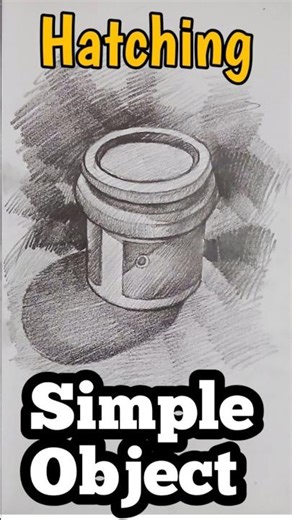 Still Life Pencil Sketch | Hatching Shading Technique