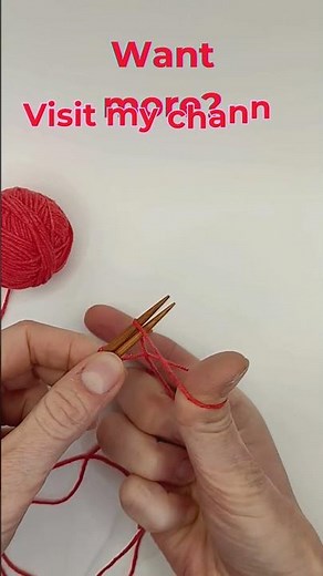 How to Knit the First Stitch | No Talking | Beginner Tutorial