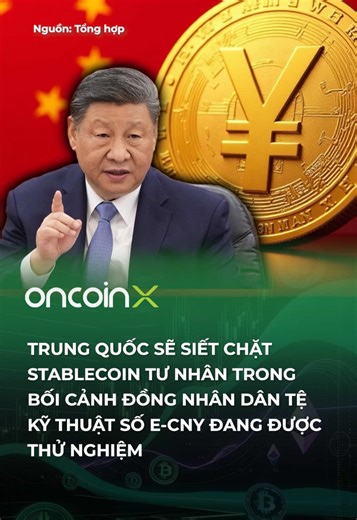 Stablecoin có phát triển thần tốc ra sao thì ở TQ cứ phải