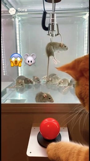 Cat Uses Claw Machine… and Pulls Out a LIVE Mouse! 🐱🪙🐭