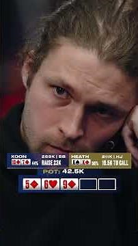 Jason Koon semi-bluffs! #EPT #Poker