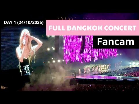 Full Concert BLACKPINK | Deadline in Bangkok - Thailand | DAY1 (24/10/2025)