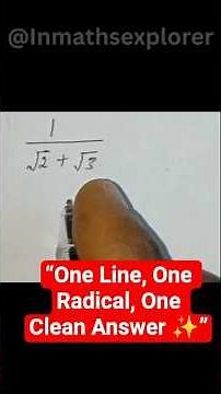 Can You SIMPLIFY THIS RADICAL EXPRESSION