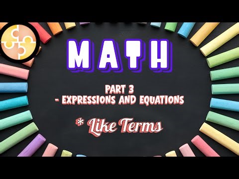 Like Terms | Expressions and Equations | Part 3 | Math Quiz