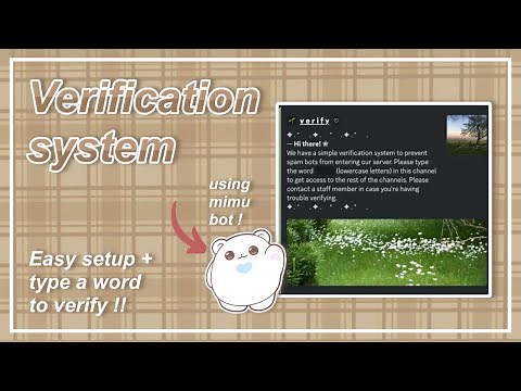 discord verification system using mimu | lenility ✰
