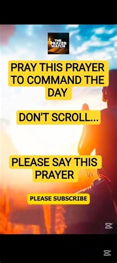 Command your day, take charge #dailyprayer