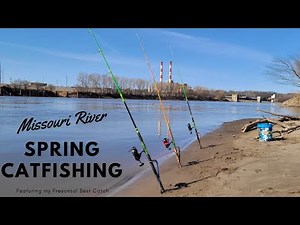 Missouri River exploring! Spring Bank fishing !! Big Fish ALERT!!!