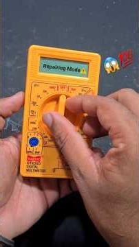 Multimeter hacks and repairing🔥💯😱|| Viral short