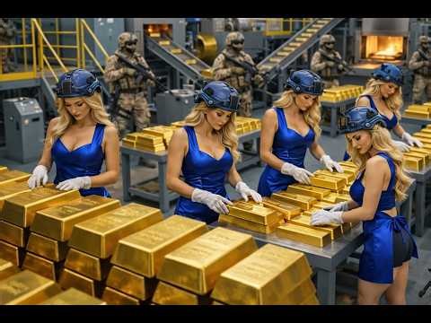 Inside Gold Processing Factory – Full Gold Mining, Refining Jewelry Making Process | From pure gold
