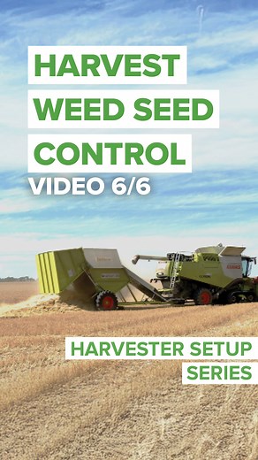 Harvest weed seed control is the final piece in maximising your harvest efficiency. In this episode of the Harvester Setup Series, GRDC experts explain how to manage weed seeds during harvesting to protect your paddock and minimise future weed pressure. If you’ve missed earlier episodes on measuring harvest losses, reducing header front losses, feeder house setup, threshing system setup, or the cleaning area, now’s the time to catch up with the #HarvesterSetupSeries. 🎥 Watch now: https://bit.ly