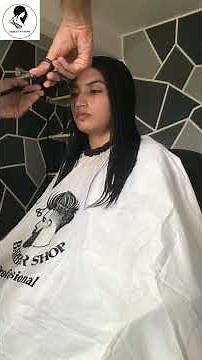 Beautiful girl silky short haircut #shorthaircut #girlshaircut #pixiecut