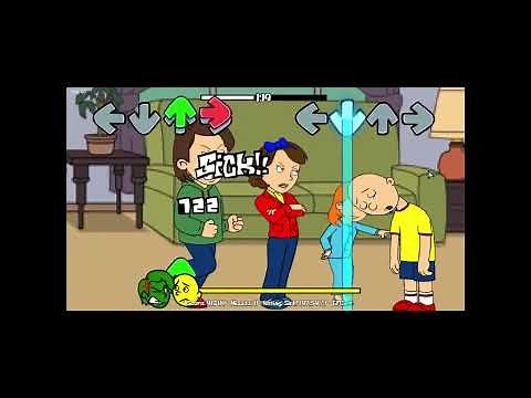 FNF Caillou Grounded Gameplay