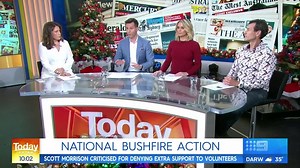 Prime Minister Scott Morrison has denied extra support is needed for exhausted firefighters battling unprecedented bushfires in New South Wales, saying "they want to be there". #9Today | TODAY