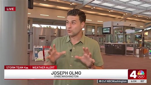🚆🌡️ SEE IT: The excessive heat from the past few days not only affects people but can affect the Metrorail tracks too. http://nbc4dc.com/Q7iq02i | NBC Washington