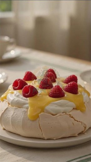 The Ultimate Raspberry Lemon Curd Pavlova [ASMR]