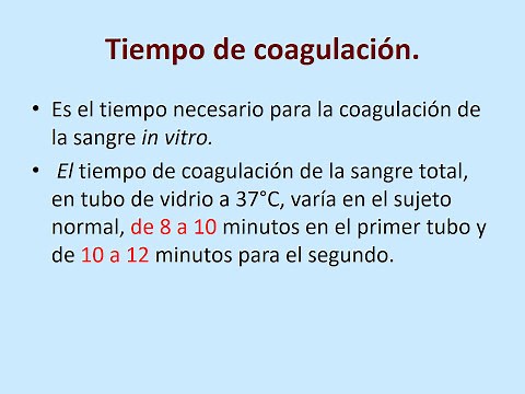 Todo sobre el Coagulograma (Examen)